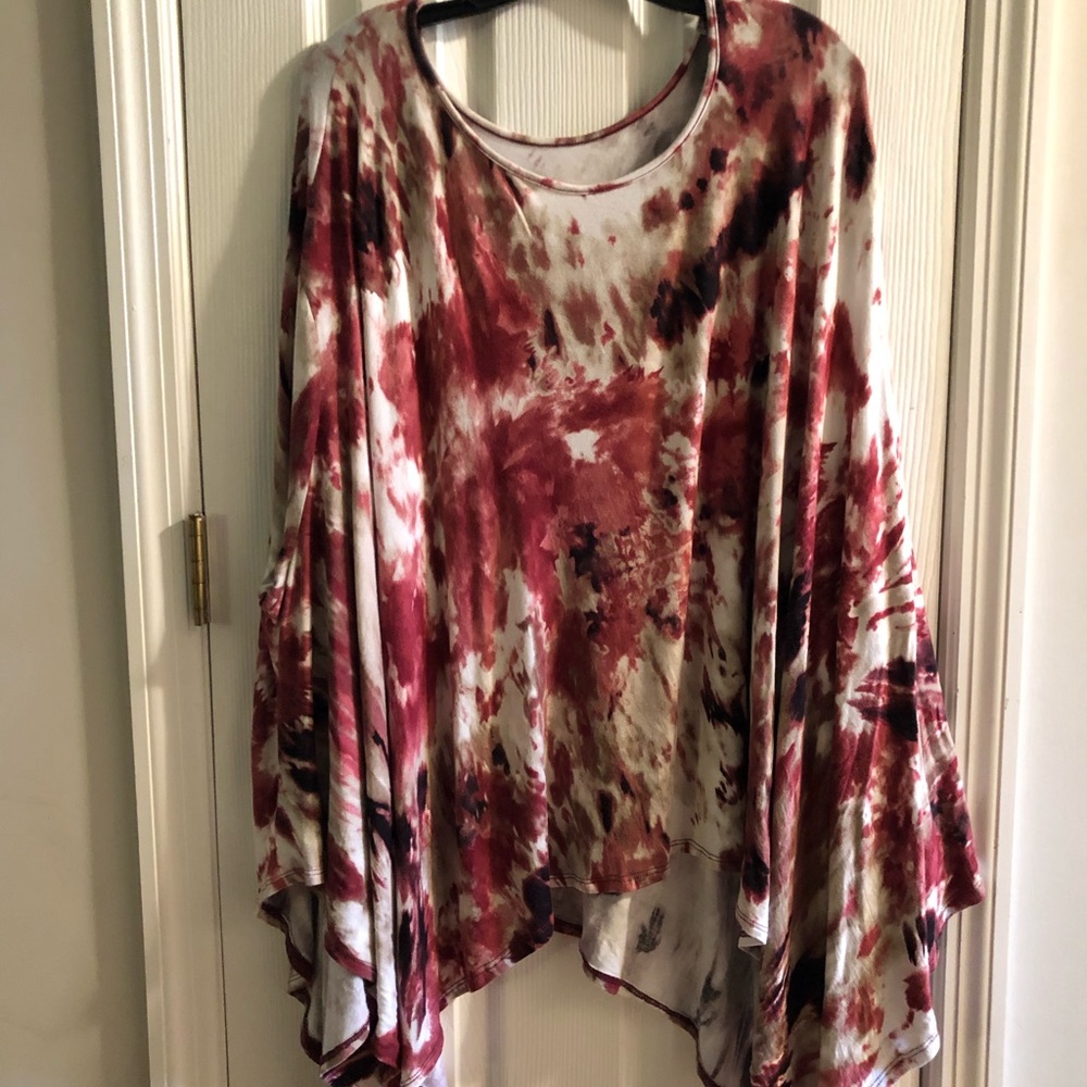 Beautiful multi-color 3X top